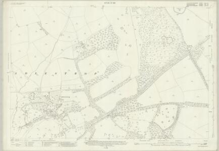 Gloucestershire XXII.12 (includes: Adlestrop; Chastleton; Cornwell) - 25 Inch Map