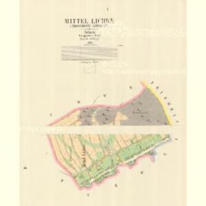 Mittel-Lichwe (Prostředni-Lipchawy) - c6131-1-001 - Kaiserpflichtexemplar der Landkarten des stabilen Katasters