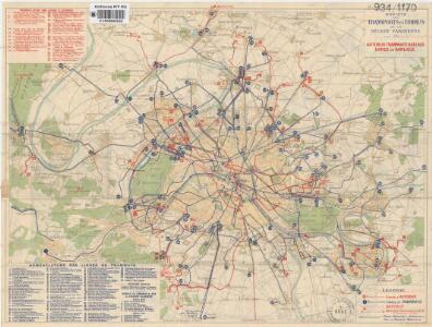Société des Transports en Commun de la Région Parisienne: Autobus Tramways Bateaux Lignes de Banlieue