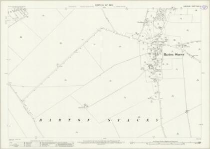 Hampshire and Isle of Wight XXXII.3 (includes: Barton Stacey) - 25 Inch Map