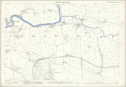Northumberland (Old Series) LXI.13 (includes: Corsenside) - 25 Inch Map