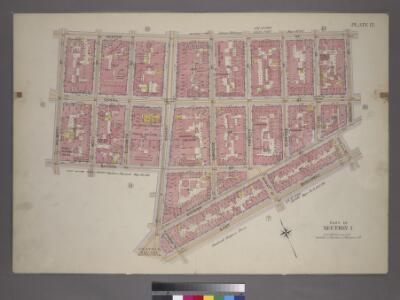 Plate 12, Part of Section 1: [Bounded by Hester Street, Orchard Street, Division Street, Pike Street, East Broadway, Chatham Square, Bowery Street, Bayard Street and Mulberry Street.]