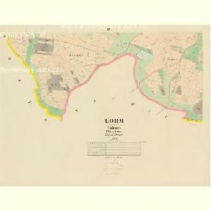 Lohm - c4213-1-004 - Kaiserpflichtexemplar der Landkarten des stabilen Katasters