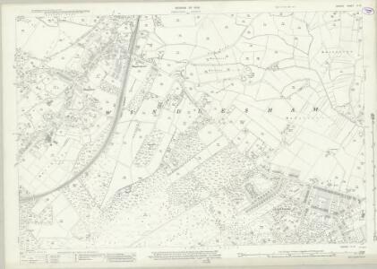 Surrey X.13 (includes: Windlesham) - 25 Inch Map