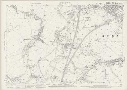 Cheshire XI.5 (includes: Bredbury and Romiley; Denton; Hyde) - 25 Inch Map