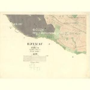 Rzimau - m2685-1-003 - Kaiserpflichtexemplar der Landkarten des stabilen Katasters