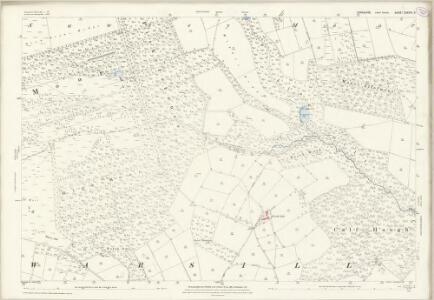 Yorkshire CXXXVI.3 (includes: Bishop Thornton; Sawley; Warsill) - 25 Inch Map