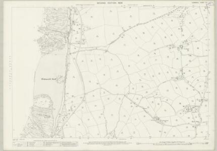 Cornwall V.11 (includes: Marhamchurch; Poundstock) - 25 Inch Map