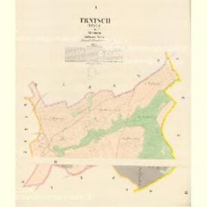 Trntsch (Trnez) - c7970-1-001 - Kaiserpflichtexemplar der Landkarten des stabilen Katasters