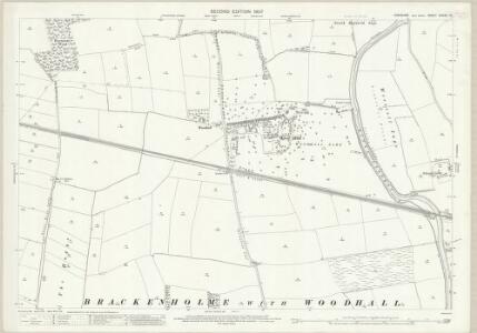 Yorkshire CCXXII.10 (includes: Cliffe; Hemingbrough; Wressle) - 25 Inch Map