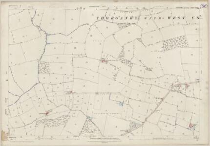 Yorkshire CCVII.1 (includes: Escrick; Skipwith; Thorganby) - 25 Inch Map