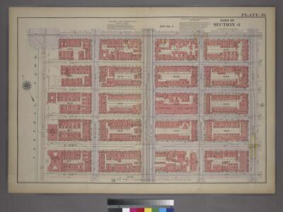 Plate 39, Part of Section 6: [Bounded by E. 110th Street, Third Avenue, E. 105th Street and Fifth Avenue.]