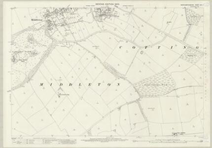 Northamptonshire XVII.1 (includes: Cottingham; East Carlton; Middleton) - 25 Inch Map