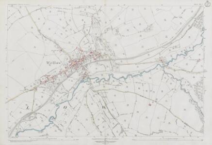 Somerset XXI.5 (includes: Hinton Charterhouse; Wellow) - 25 Inch Map