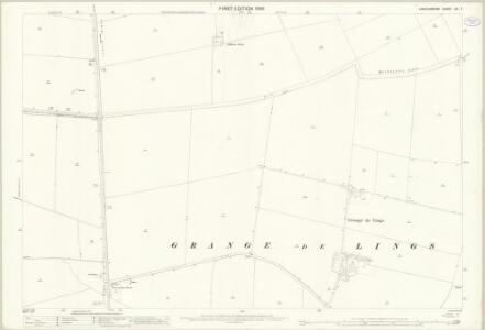 Lincolnshire LXI.7 (includes: Grange De Lings; Nettleham; North Carlton; Scampton; South Carlton; Welton) - 25 Inch Map