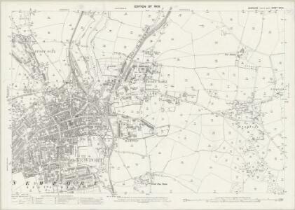 Hampshire and Isle of Wight XCV.2 (includes: Newport) - 25 Inch Map