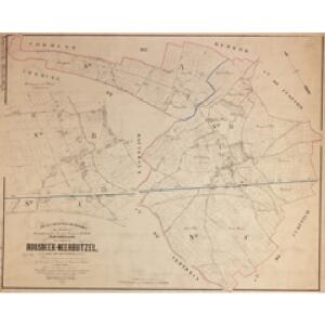 Plan parcellaire de la commune de Roosbeek-Neerbutzel : avec les mutations