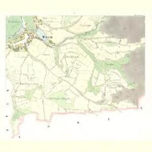 Wrczen (Wrčen) - c8843-1-004 - Kaiserpflichtexemplar der Landkarten des stabilen Katasters