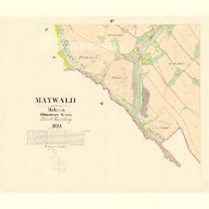 Maywald - m1680-2-003 - Kaiserpflichtexemplar der Landkarten des stabilen Katasters