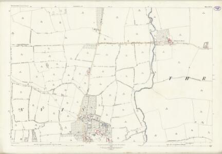Worcestershire XLI.4 (includes: Hill and Moor; Peopleton; Pinvin; Throckmorton) - 25 Inch Map