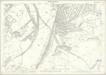 London (Edition of 1894-96) CXVIII (includes: Camberwell; Deptford St Paul; Lewisham) - 25 Inch Map