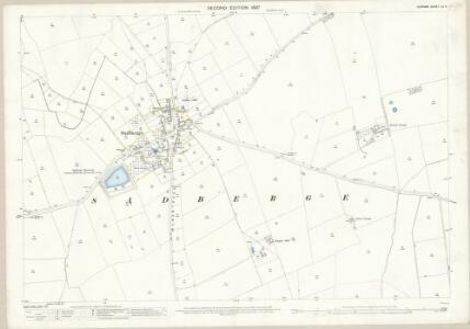 Durham LV.4 (includes: Morton Palms; Sadberge) - 25 Inch Map