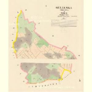 Gellemka - c2816-1-001 - Kaiserpflichtexemplar der Landkarten des stabilen Katasters