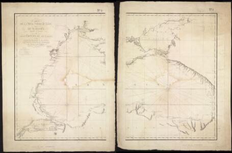Carte de la mer noire, d'Azof et de Marmora