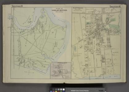 Plan of Great River. [Township]; Central Islip [Village]; Sayville. [Village];