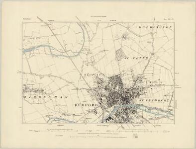 Bedfordshire X.SE - OS Six-Inch Map