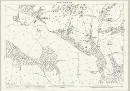 Devon XXI.3 (includes: Chittlehampton; Filleigh; South Molton) - 25 Inch Map