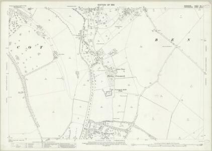 Berkshire XVI.7 (includes: Benson; Brightwell Cum Sotwell; Crowmarsh; Wallingford) - 25 Inch Map