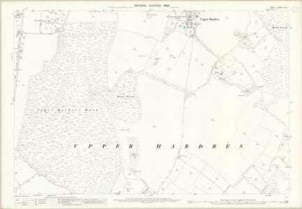 Kent LVI.7 (includes: Upper Hardres) - 25 Inch Map