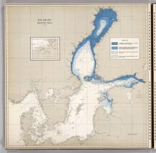 Ice Chart, Baltic Sea, April.