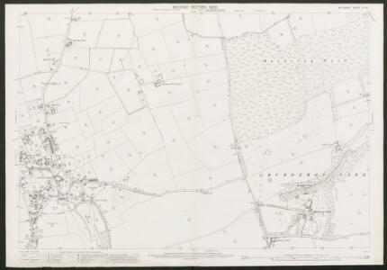 Wiltshire XV.16 (includes: Chisledon; Swindon; Wroughton) - 25 Inch Map