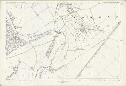 Gloucestershire XXXVI.13 (includes: Chedworth; Coln St Dennis; Yanworth) - 25 Inch Map