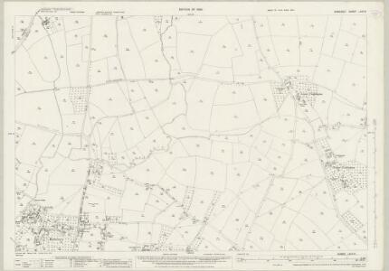 Somerset LXIV.14 (includes: Babcary; Lydford) - 25 Inch Map
