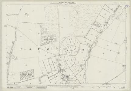 Suffolk XXXII.7 (includes: Cavenham; Lackford; Tuddenham) - 25 Inch Map