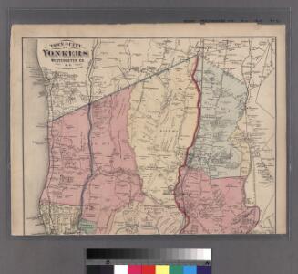 Plates 21 & 22: Town and City of Yonkers, Westchester Co. N.Y. - Town of East Chester, Westchester Co. N.Y.