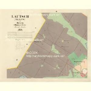 Lautsch (Mlats) - m1827-1-002 - Kaiserpflichtexemplar der Landkarten des stabilen Katasters