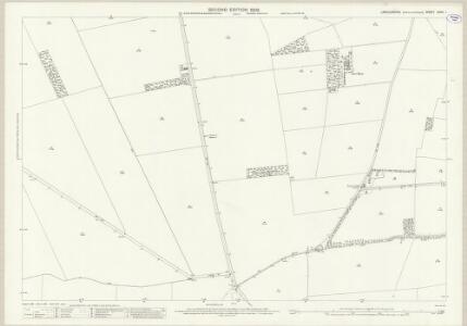 Lincolnshire XCVII.1 (includes: Ashby De La Launde and Bloxholm; Brauncewell; Temple Bruer with Temple High Grange) - 25 Inch Map