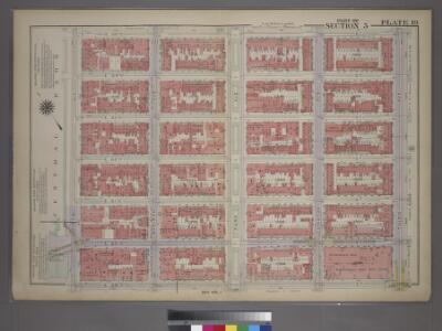 Plate 19, Part of Section 5: [Bounded by E. 65th Street, Third Avenue, E. 59th Street and (Central Park) Fifth Avenue.]