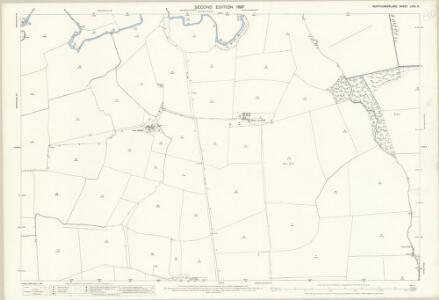 Northumberland (Old Series) LXXX.5 (includes: Berwick Hill; Horton Grange; Stannington) - 25 Inch Map