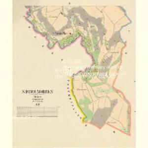 Nieder Mohren - c1099-1-002 - Kaiserpflichtexemplar der Landkarten des stabilen Katasters