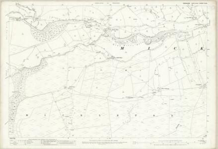 Yorkshire IV.10 (includes: Hunderthwaite; Lunedale; Mickleton) - 25 Inch Map