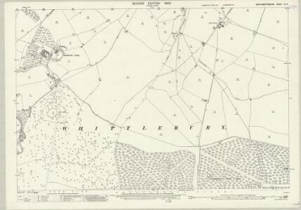 Northamptonshire LX.3 (includes: Paulerspury; Whittlebury) - 25 Inch Map