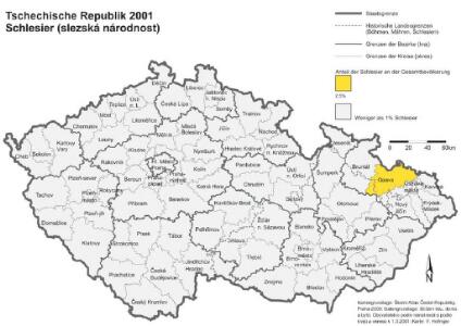 Tschechische Republik 2001. Schlesier (slezská národnost)