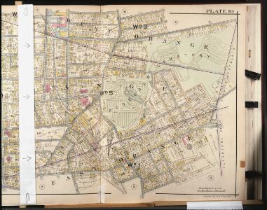 Orange County, Double Page Plate No. 10  [Map bounded by Columbia St., Watson St., Orange Rd., N. Brighton Ave., Wallace St., White St.]