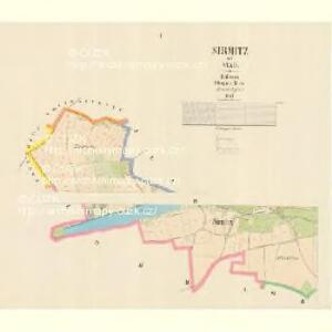 Sirmitz - c9450-1-001 - Kaiserpflichtexemplar der Landkarten des stabilen Katasters