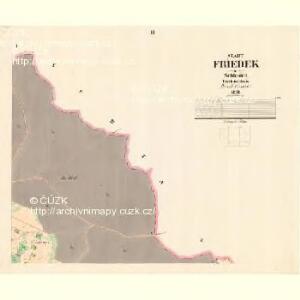 Friedek - m0630-1-003 - Kaiserpflichtexemplar der Landkarten des stabilen Katasters